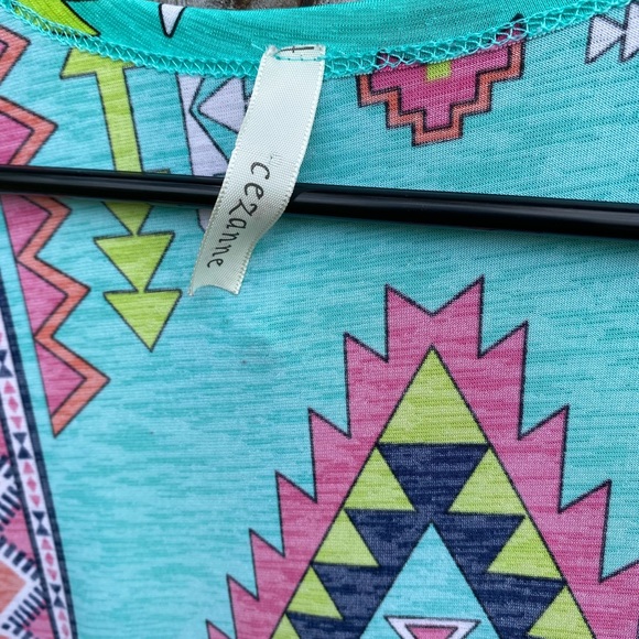 Cezanne Cardigan Serape Western Aztec - Picture 6 of 7